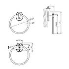 Тримач для рушників Kroner KRM Elbe — ACC2904, фото 2