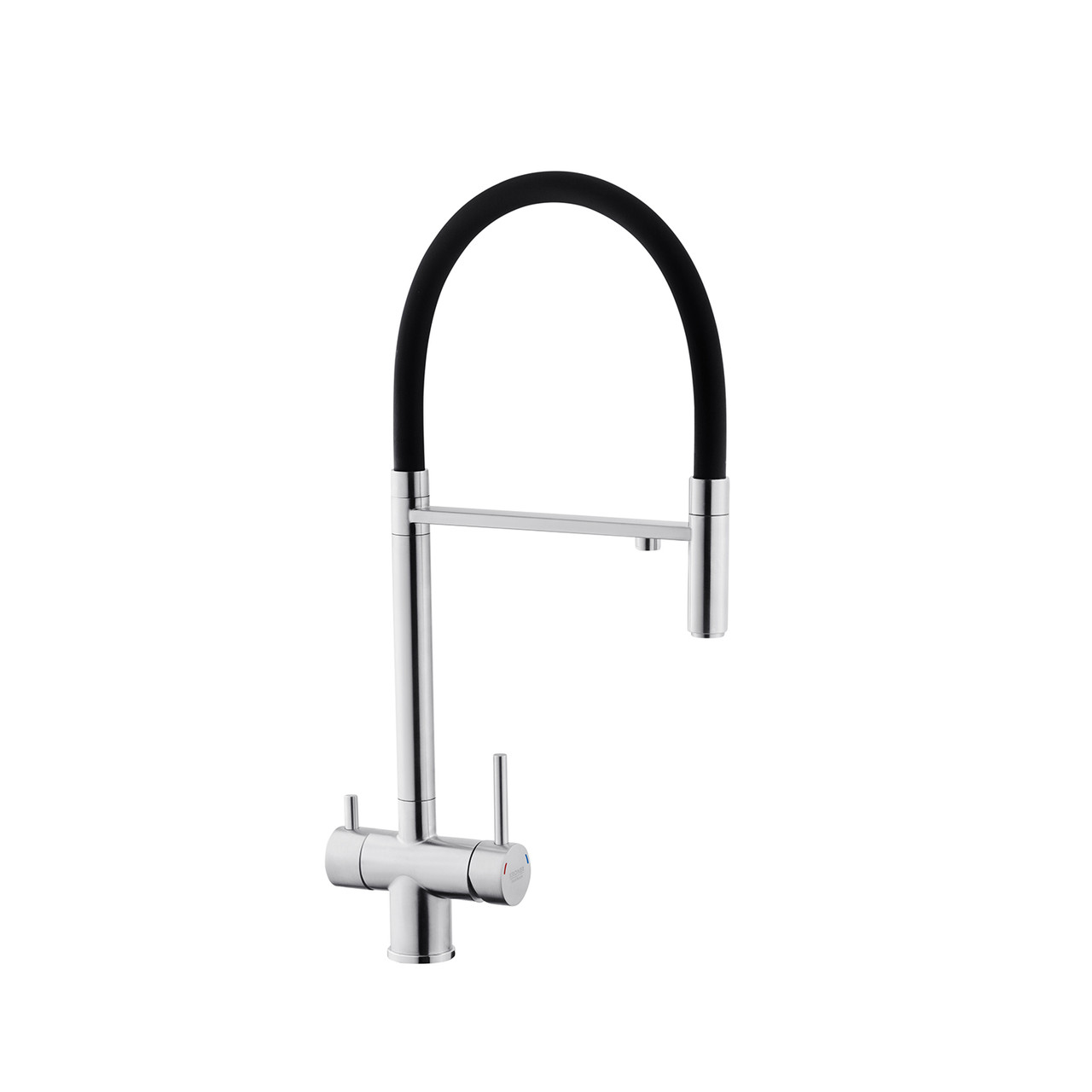 Змішувач для кухні з під'єднанням до фільтра Kroner KRP Edelstahl Klassisch — ESG03815BLK, фото 1