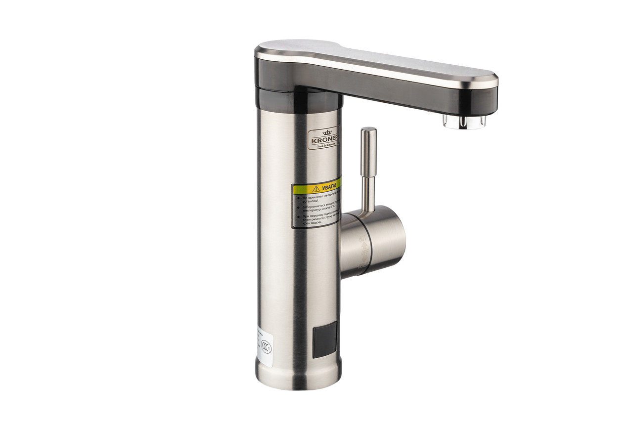 Проточний водонагрівач Kroner KRP Volt — ESG089 з дисплеєм, фото 1