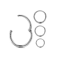 Кольцо кликер Piercing медицинская сталь 1,2х6 (PR) 10-9236