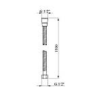 Шланг для душу Kroner KRP — ESG620 150 см, фото 2