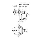 Змішувач для душу Grohe Euroeco 32740000, фото 2