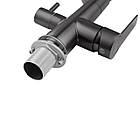 Змішувач для кухні з під'єднанням до фільтра Kroner KRP Edelstahl Klassisch — PVD03817BLK, фото 8