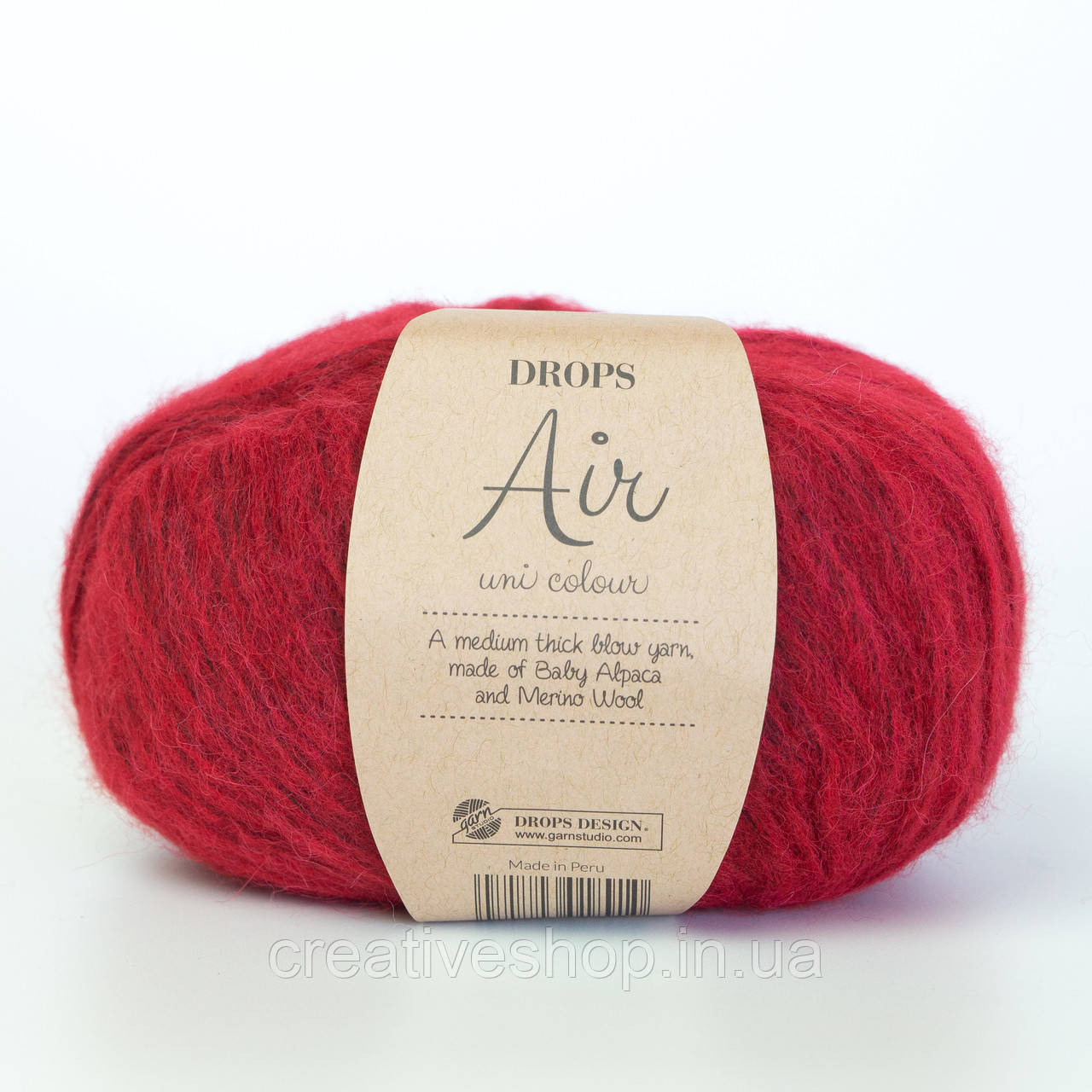 Пряжа Drops Air Mix (колір 44 crimson red), фото 1