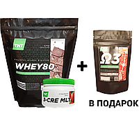 Акция: Протеин с BCAA 2 кг + Креатин 0,3 кг + Омега-3 в подарок! TNT Nutrition