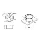 Кухонна мийка Kroner KRP Komposit GRB — 510, фото 2