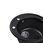 Кухонна мийка Kroner KRP Komposit GRB — 510, фото 4