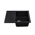 Кухонна мийка Kroner KRP Komposit GRB — 6550, фото 3