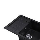 Кухонна мийка Kroner KRP Komposit GRB — 6550, фото 4