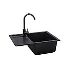 Кухонна мийка Kroner KRP Komposit GRB — 6550, фото 5