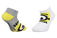 Шкарпетки MINIONS SOCKS 2P сірий, білий Діт 27-30, арт.36775-1