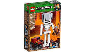 Конструктор Лего LEGO Minecraft Скелет і лавовий куб