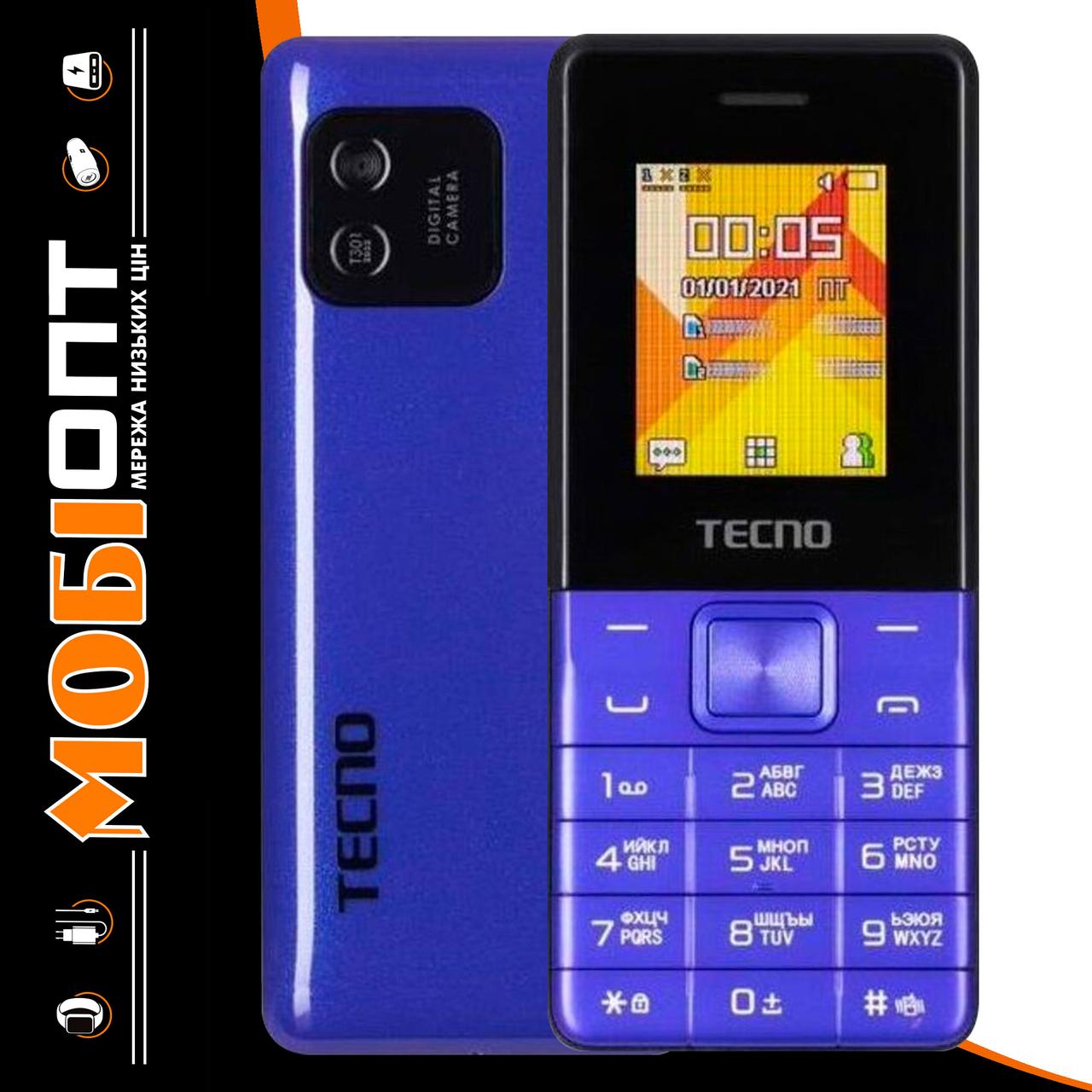 Телефон Tecno T301 2022 Blue