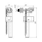 Арматура ANIplast клапан бічного подавання 1/2" WC5050EU, фото 2