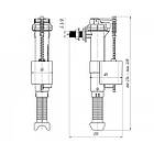 Арматура ANIplast 3/8" з пластиковим штуцером, бічне під'єднання WC5030EU, фото 2