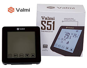 Терморегулятор Valmi S51 сенсорний програмований для теплої підлоги