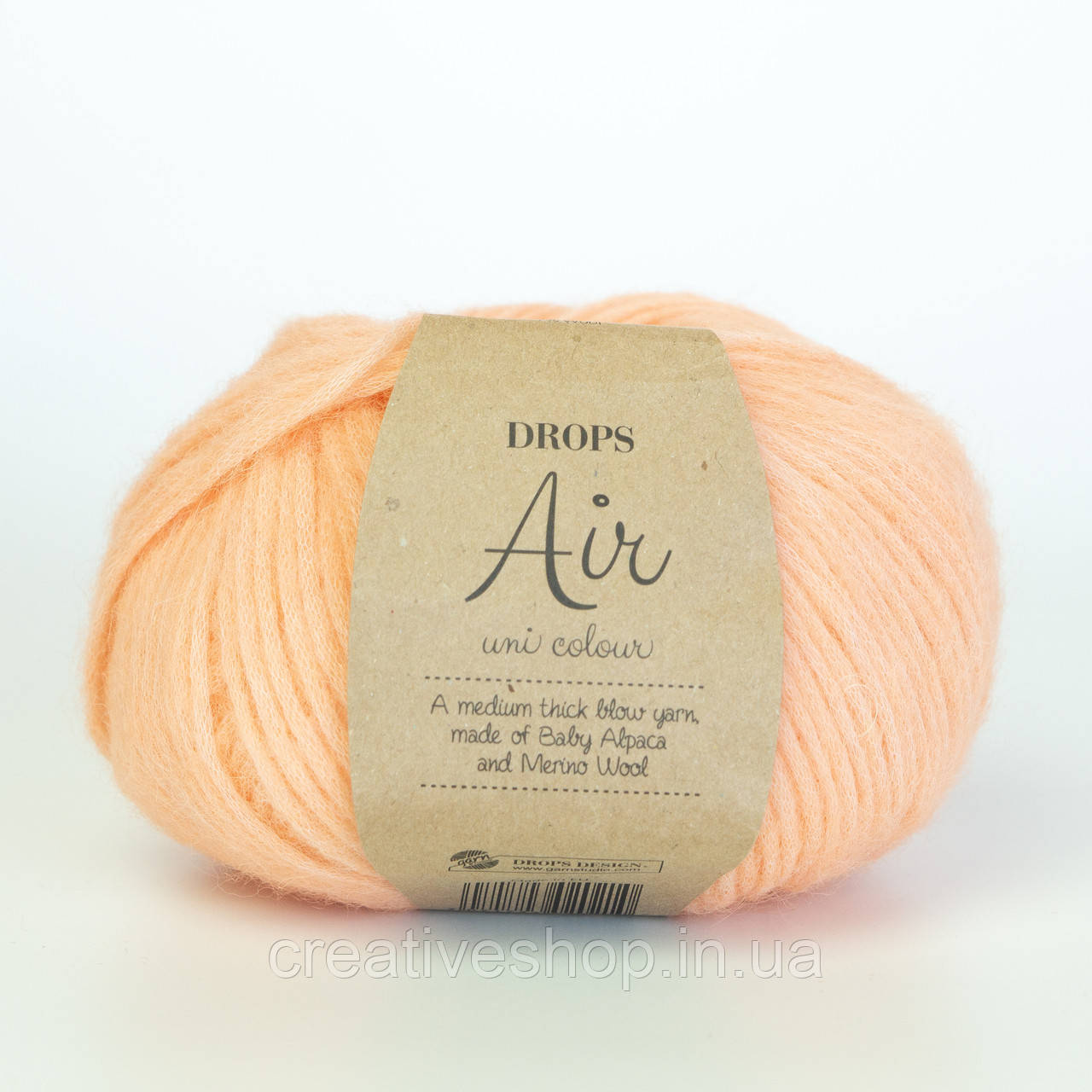 Пряжа Drops Air Uni (колір 54 sweet apricot)