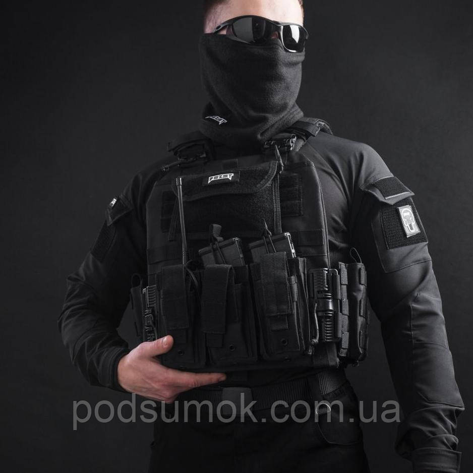 Тактична плитоноска під плити HIMARS Molle Black