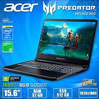 Крутий Потужний ноутбук Acer Predator Helios 300 N18l2 15.6" 144Hz i7 9750H Nvidia GTX 1660Ti 32GB +SSD