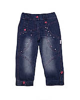 Сині джинси для дівчинки на 1-3 роки