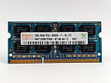 Оперативна пам'ять для ноутбука SODIMM Hynix DDR3 2Gb 1066 MHz PC3-8500S (HMT125S6TFR8C-G7) Б/У, фото 3