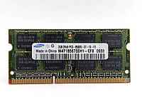 Оперативная память для ноутбука SODIMM Samsung DDR3 2Gb 1066MHz PC3-8500S (M471B5673EH1-CF8) Б/У