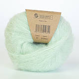 Пряжа Drops Brushed Alpaca Silk (колір 33 pistachio ice cream), фото 3