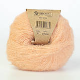 Пряжа Drops Brushed Alpaca Silk (колір 37 sweet apricot), фото 3