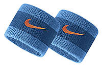 Напульсник Nike SWOOSH WRISTBANDS 2 PK темно-синій, синій Уні OSFM