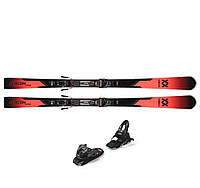 Лижі гірські з кріпленням Volkl Deacon Prime (130 cм) Marker FDT TP 10 80 mm Black/Red (6562U1MC) хорошее