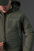 Зимова утеплена куртка Taslan Thermo-Loft олива М-51 хорошее качество