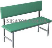 Банкетка тримісна зі спинкою