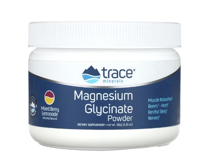 Trace Minerals Magnesium Glycinate / Магній гліцинат порошок 180 грамів