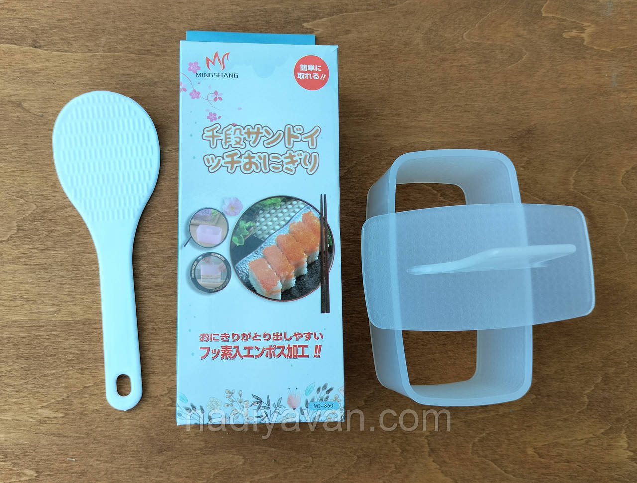Форма для омусубі + ложечка для рису Musubi Spam