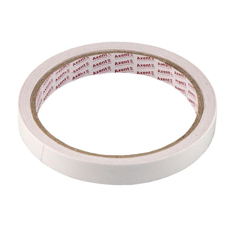 Стрічка клейка двостороння 12 мм х10 метрів Axent 3100-A, 15055, фото 1