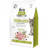 Brit (Брит) Care Cat GF Sterilized Immunity Support для кошек стерилизованных свинина 0,4 кг