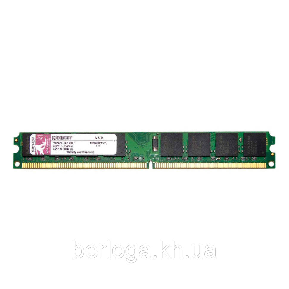 Пам'ять  Kingston 2 GB DDR2 800 MHz (KVR800D2N6/2G)