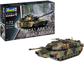 Збірна модель Revell Танк Абрамс M1A1 AIM(SA)/ M1A2 рівень 4 масштаб 1:72 (RVL-03346)