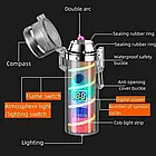 Електроімпульсна запальничка з ліхтариком компасом та зарядкою від USB 229 Лучшая цена, фото 2