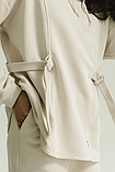 Модний спортивний костюм вільного крою кльош із якісної тринитки 42-52 розміри різні кольори бежевий, фото 5