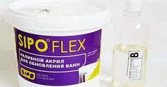 Рідкий акрил SipoFlex для реставрації ванн