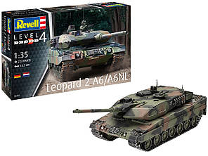 Збірна модель Revell Танк Леопард 2 A6/A6NL рівень 4 масштаб 1:35 (RVL-03281)