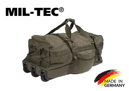 Сумка-рюкзак армійська на колесах 118 л Олива Mil-Tec 13854001, фото 1