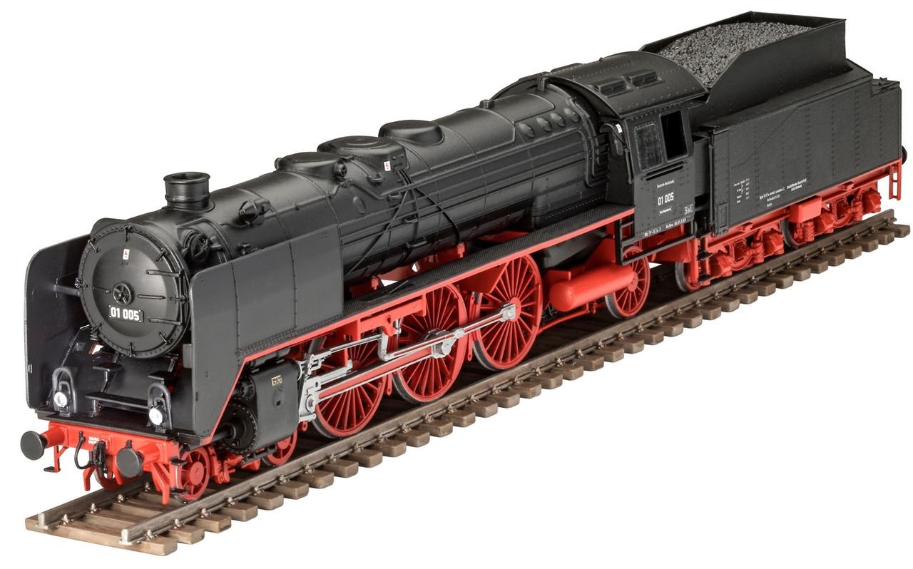 Збірна модель Revell Експрес локомотив BR01 з тендером 2'2 T32 рівень 4 масштаб 1:87 (RVL-02172)