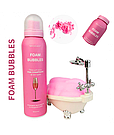 Бульбашкова пінка для душу MODAY FOAM BUBBLES PINK CHAMPAGNE з ароматом рожевого шампанського 150 мл, фото 4