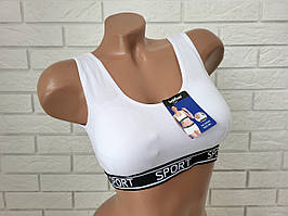 Жіночий спортивний бюстгальтер-топік без кісточок M/L