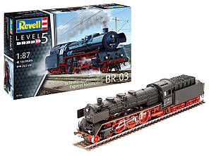 Збірна модель Revell Експрес локомотив BR03 з тендером рівень 5 масштаб 1:87 (RVL-02166)