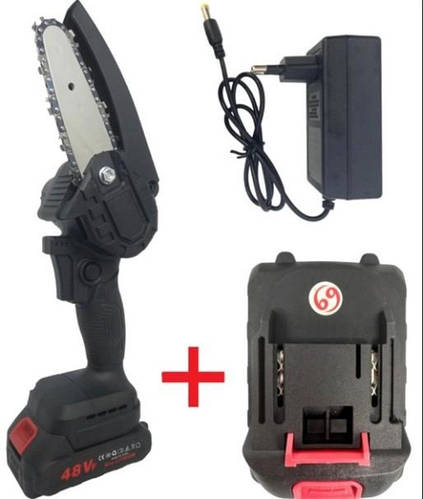 Аккумуляторная мини пила, садовая электропила, Електропила цепная с ...