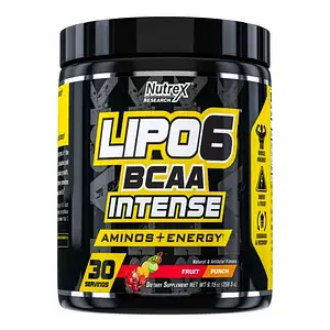 Бцаа з кофеїном Nutrex​ Lipo6​ Bcaa​ Intense​ Amino​+Energy​ ​295,5 г (30 порц.)