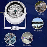 Вуличний ІЧ прожектор інфрачервоний 12 В 48 LED з алюмінію для вуличних камер із дальністю підсвітки 30 метрів, фото 9